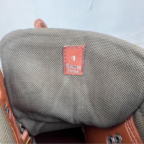 Simms Freestone Fly Fishing Boots Brown Leather Felt Cleat Soles Mens Size 4 - Picture 6 of 7